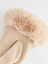 LC Waikiki Women's Fur Detailed Suede Gloves